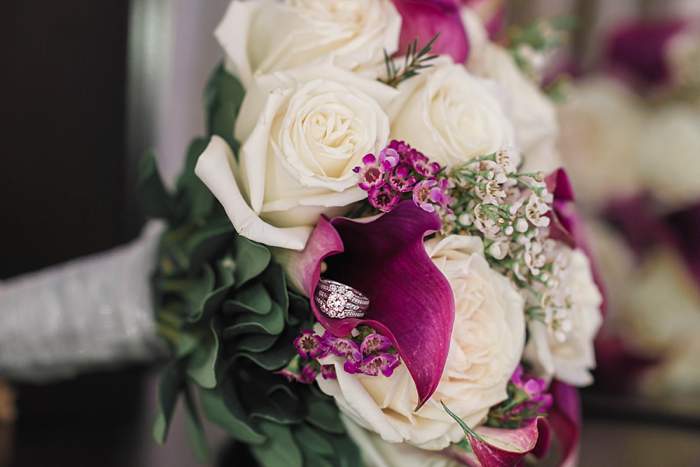 Fun Long Island Wedding Photographer bouquet and ring shot