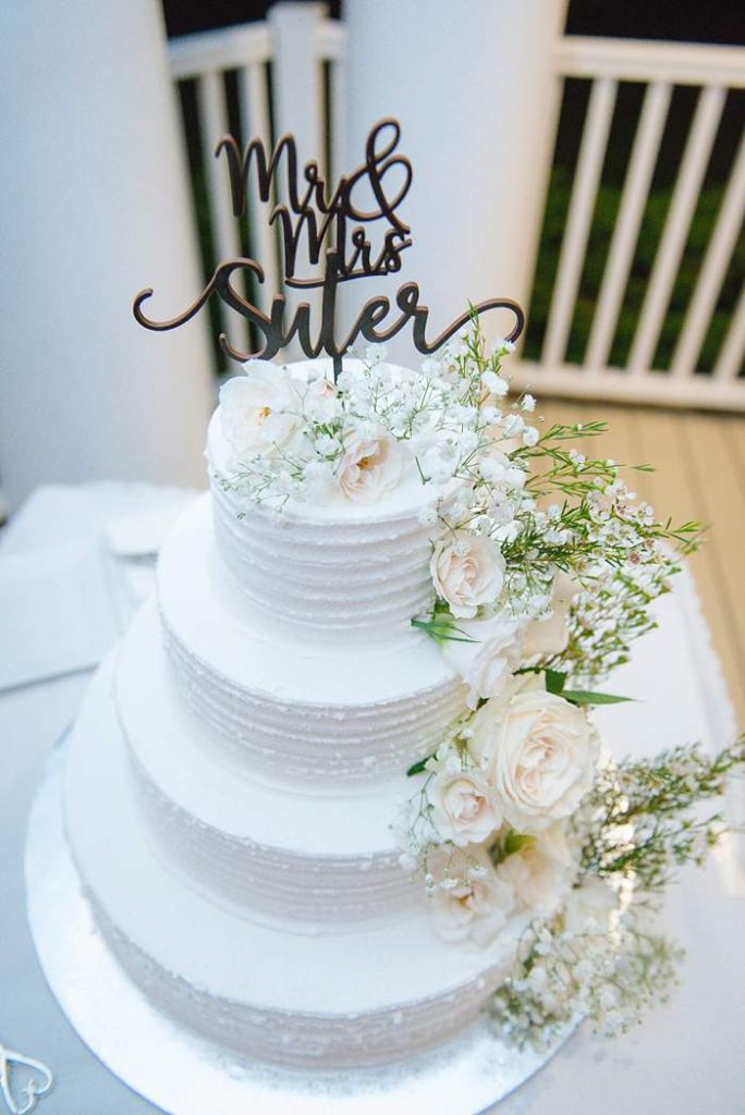 Fun Long Island Wedding Photographer wedding cake