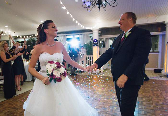 Fun Long Island Wedding Photographer bride and groom reception