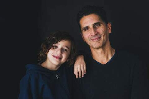 South Shore Studio Portraits New York dad and son