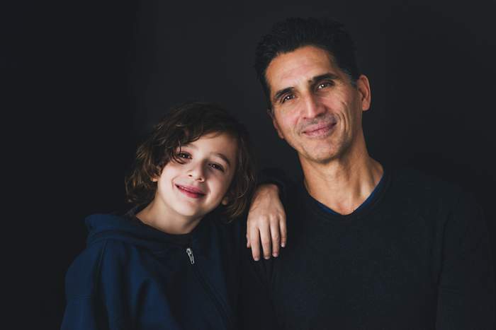South Shore Studio Portraits New York dad and son