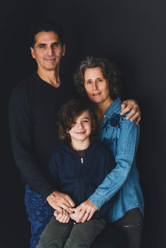 South Shore Studio Portraits New York family of three