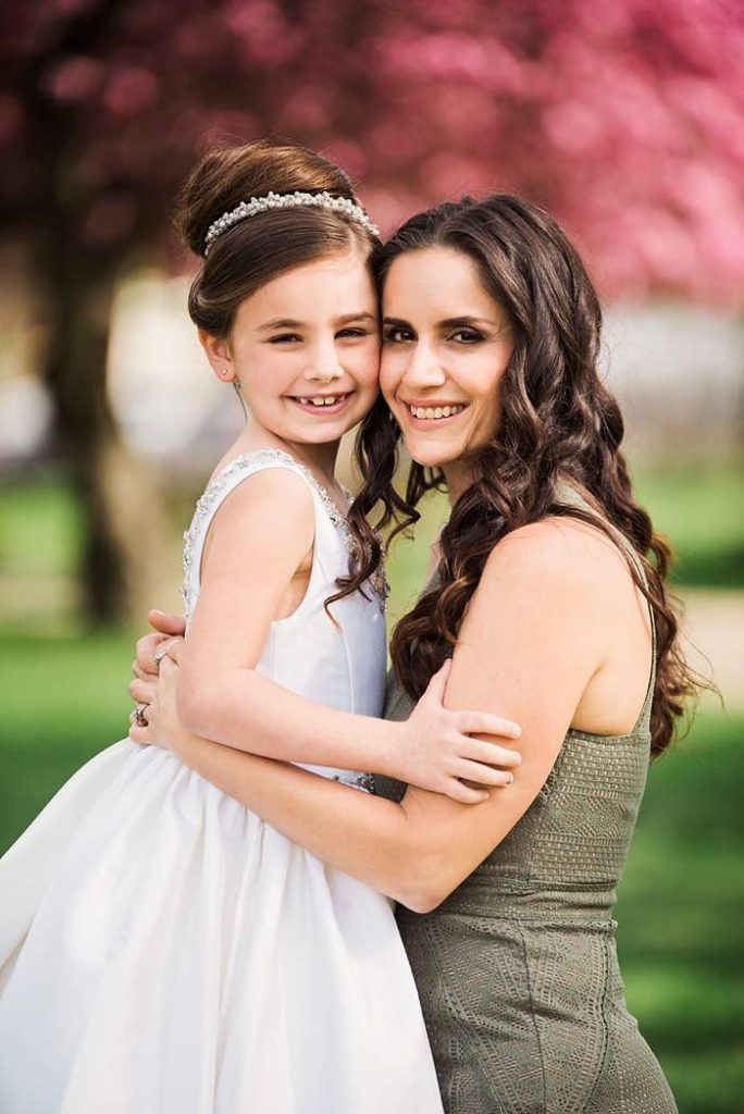 Oceanside Communion Photography mommy and daughter