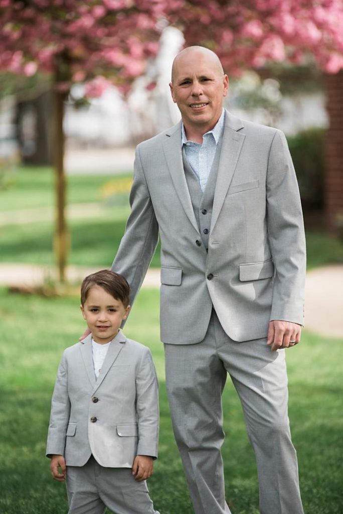 Oceanside Communion Photography daddy and son