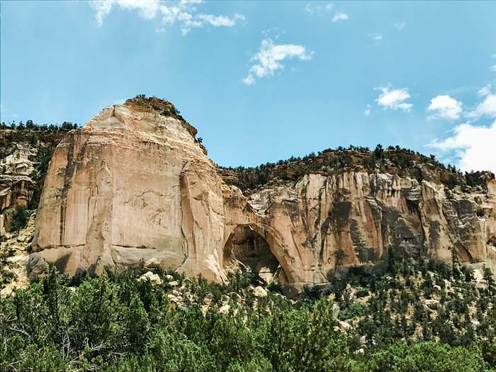 El Maipais National Monument arch in new mexico 