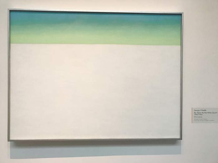 Georgia O'keeffe museum minimalist painting 