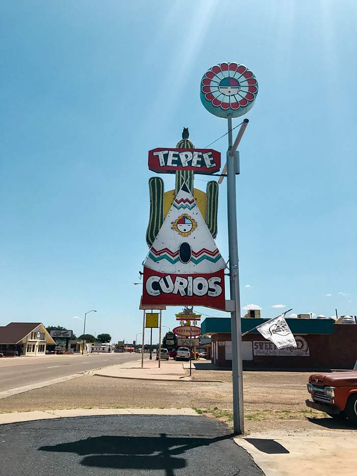 Route 66 tourist stop Tucumcari NM