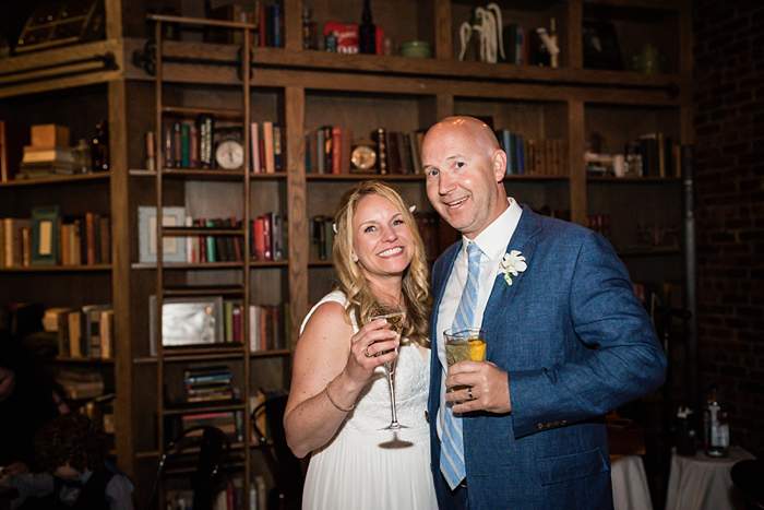 Long Beach NY Beach Wedding toast