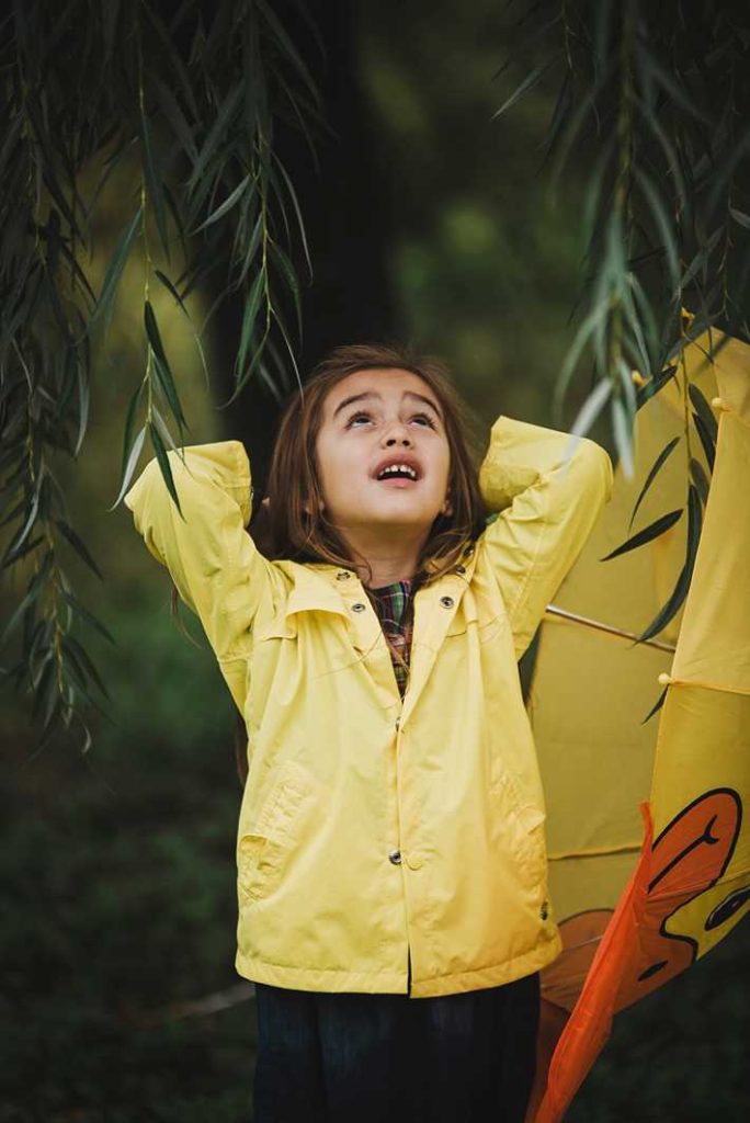 Long Island Child Photographer fun rain session