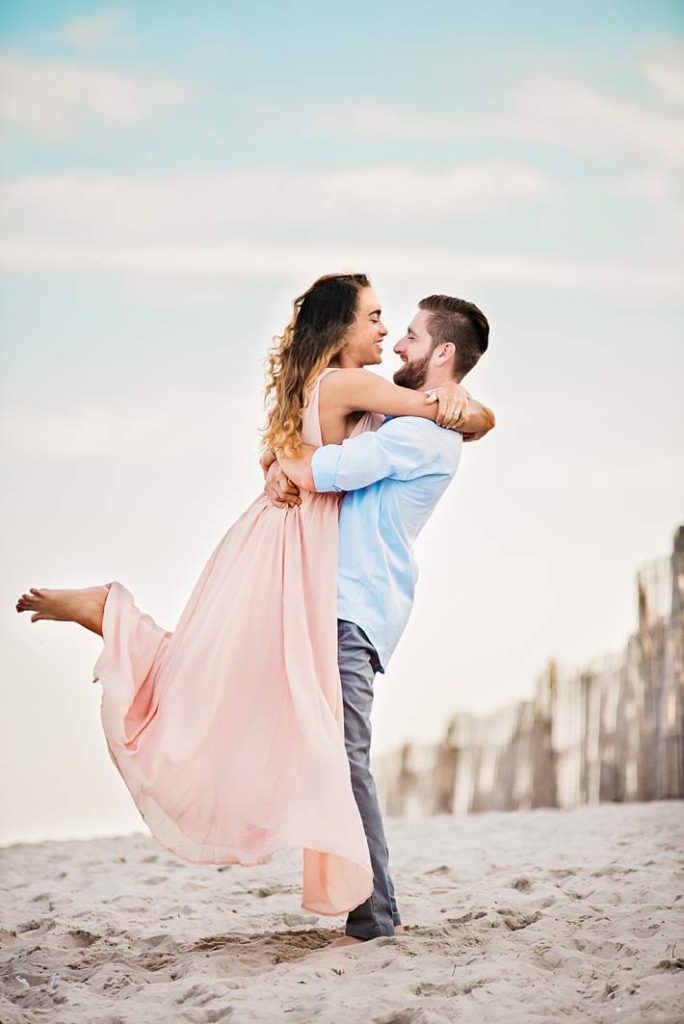 Long Island Beach Wedding Photographer romantic 