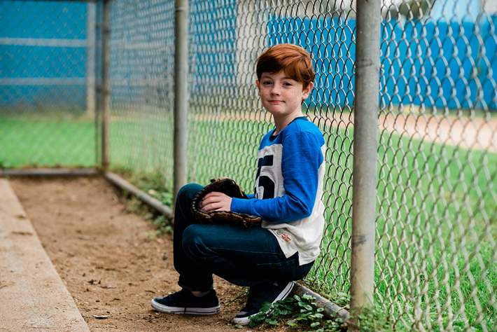 Long Island themed Family Photographer baseball kid