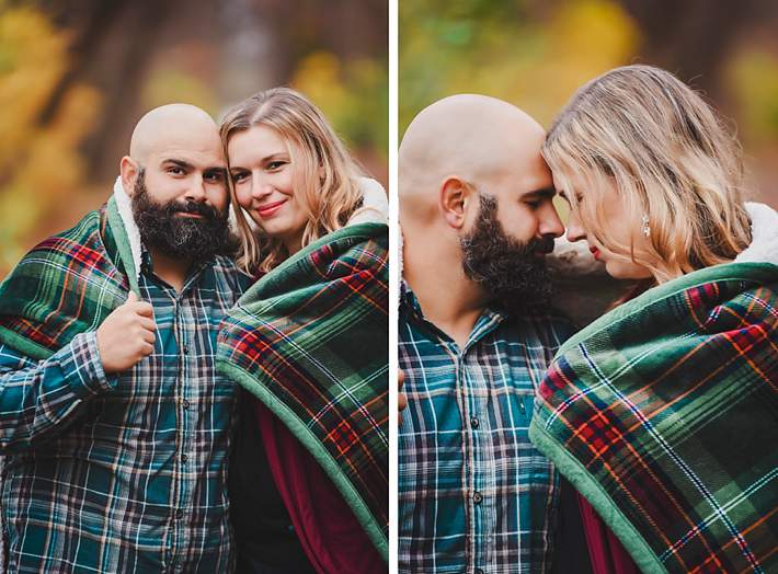 Long Island Engagement Photography blanket pose