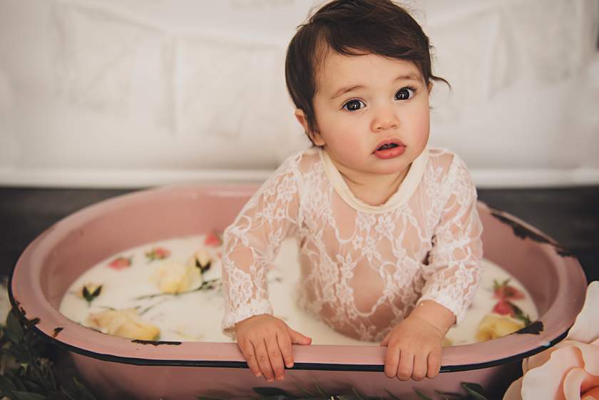 Baby Milk Bath Long Island boho style 