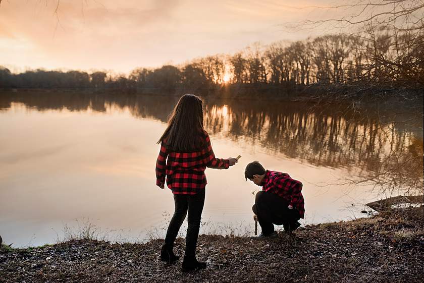 Long Island Lifestyle Family Photographer Hempstead Lake State Park Sunset