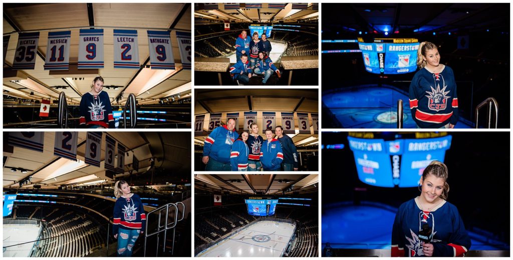 Madison Square Garden Rangers Sweet 16 Hockey Themed Party