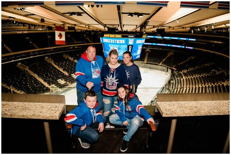 Madison Square Garden Rangers Sweet 16 family 