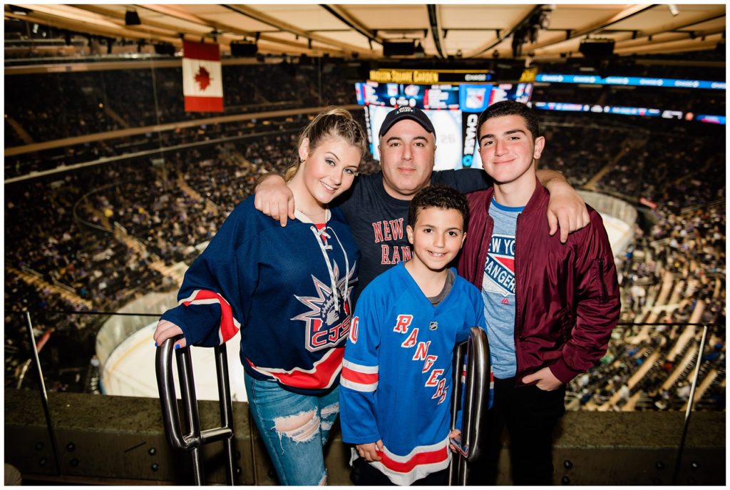 Madison Square Garden Rangers Sweet 16 coolest party ever