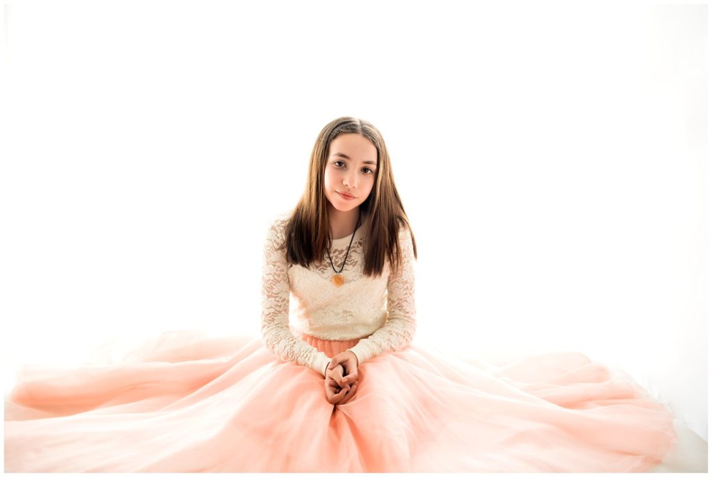 Bat Mitzvah Portrait Session backlit