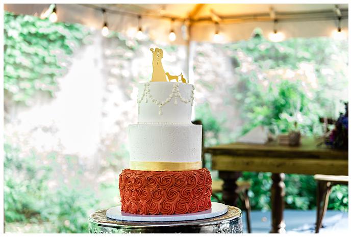 Seatuck Wedding Long Island wedding cake