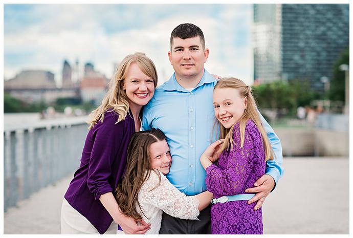 Family Photos Gantry Park dad and his girls