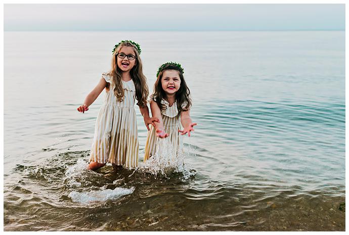 Long Island Beach Maternity Photos my dress got wet