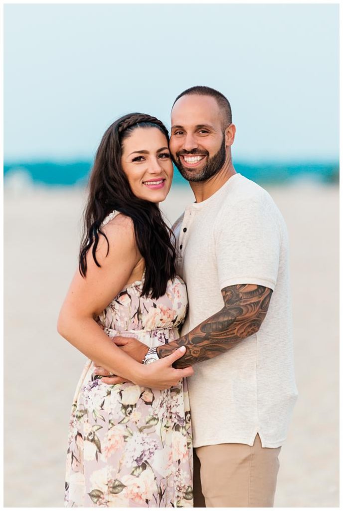 Long Island Beach Maternity Photos mom and dad 