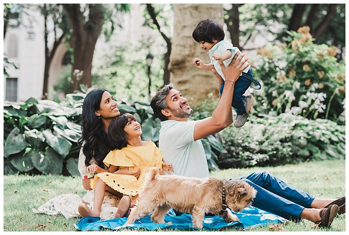 Manhattan Family Photos Madison Square Park family of 4