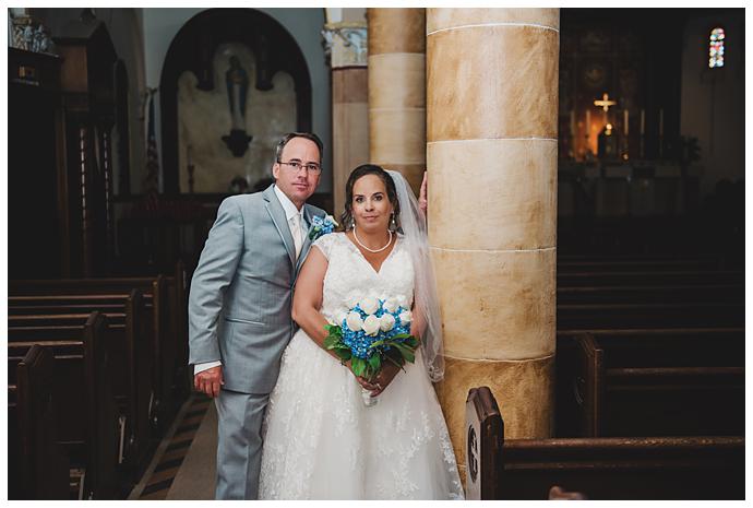 Bridgeview Wedding Long Island Wedding Photographer couple at the church 