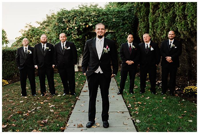 Waterview Wedding Long Island groomsmen