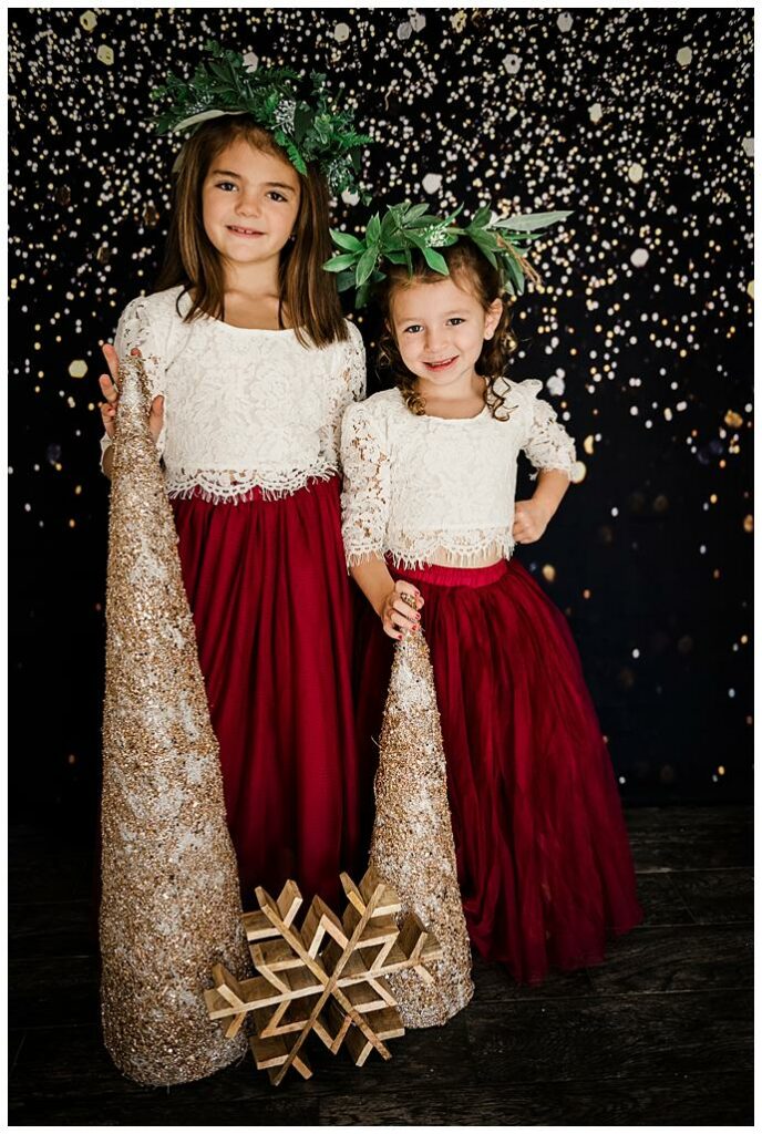 Christmas Card Holiday Mini tule dresses