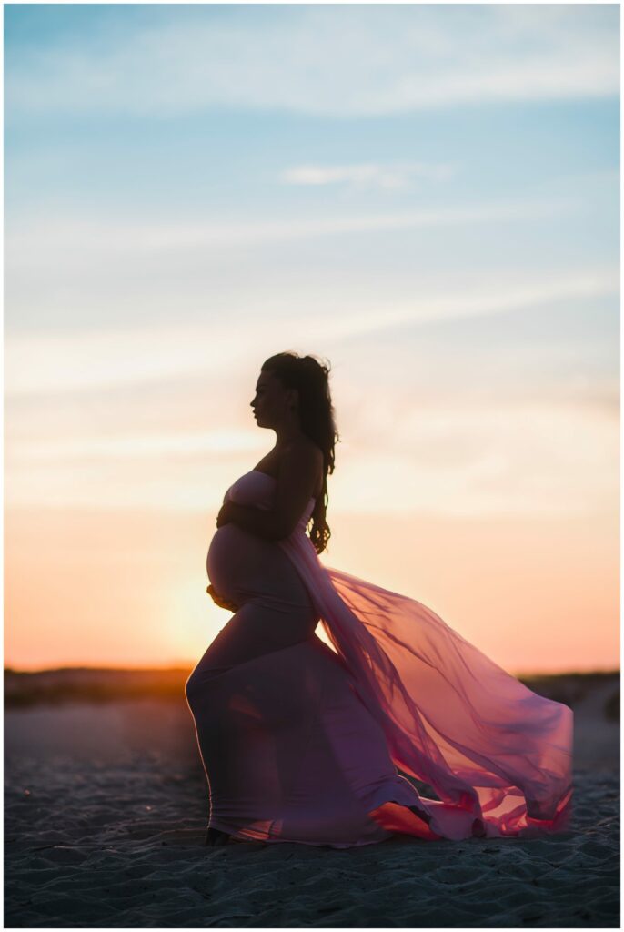 Leslie Renee Photogrpahy Best of 2019 pink dress maternity