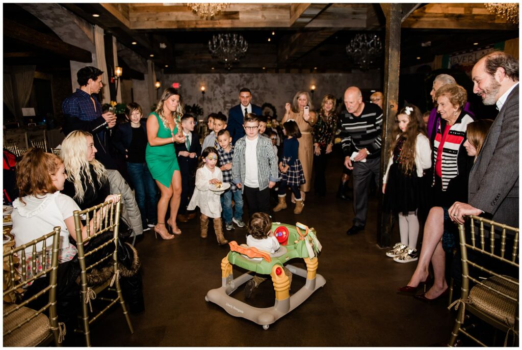 The Loft at Bridgeview First Birthday baby entrance