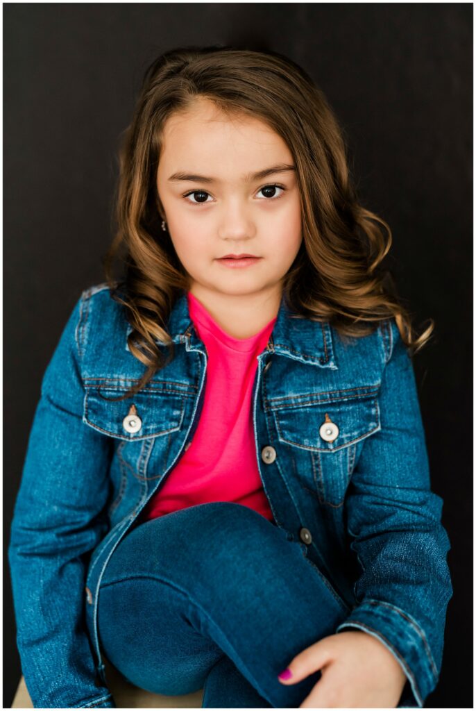 Long Island NYC kids head shots no smile