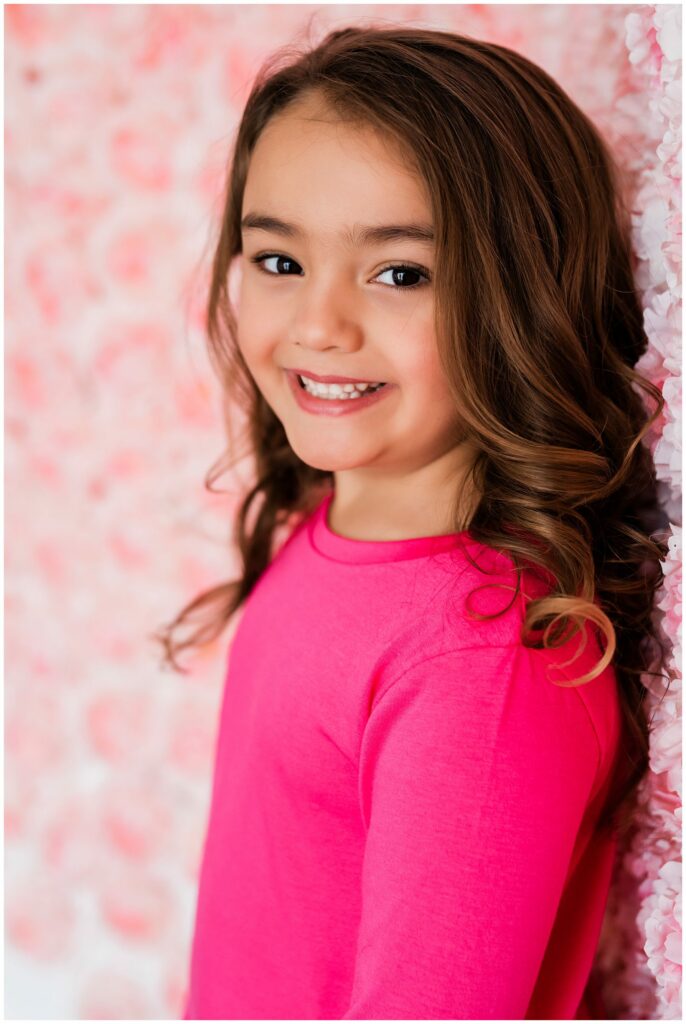 Long Island NYC kids head shots sweet smile