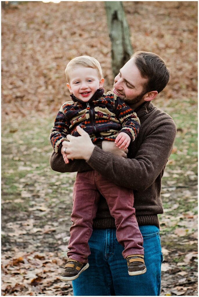 Long Island Family Photos Syosset-Woodbury Park father and son