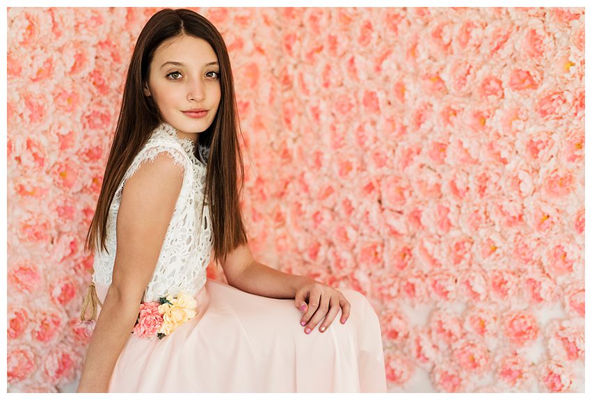 Long Island Teen Photos pink dress