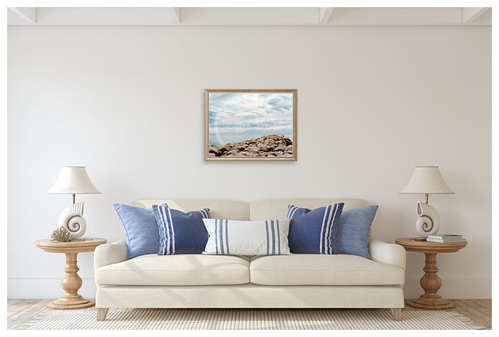 Original Photographic Beach Art Etsy on the wall