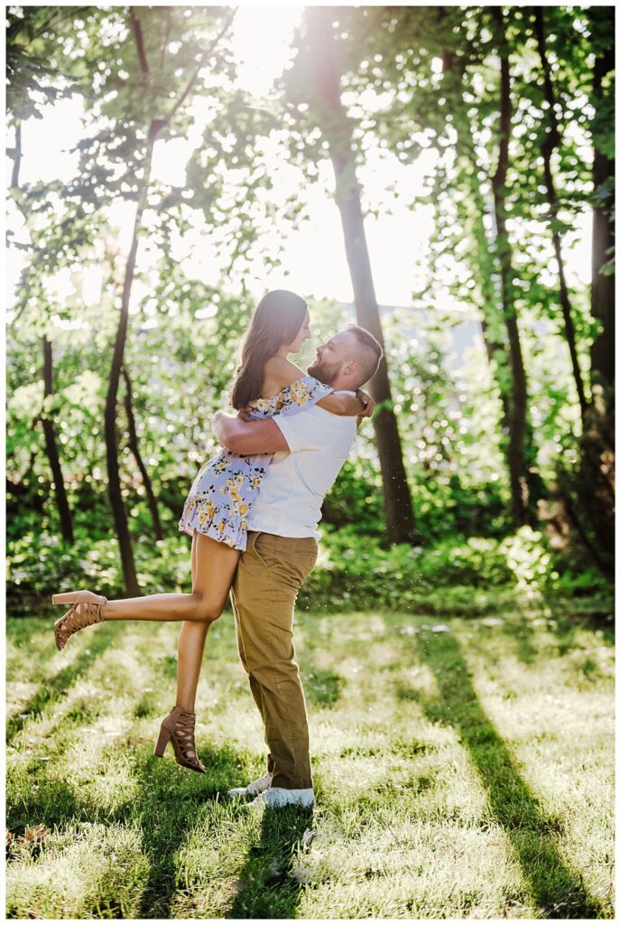 Boulder Denver Romantic Engagement pretty light