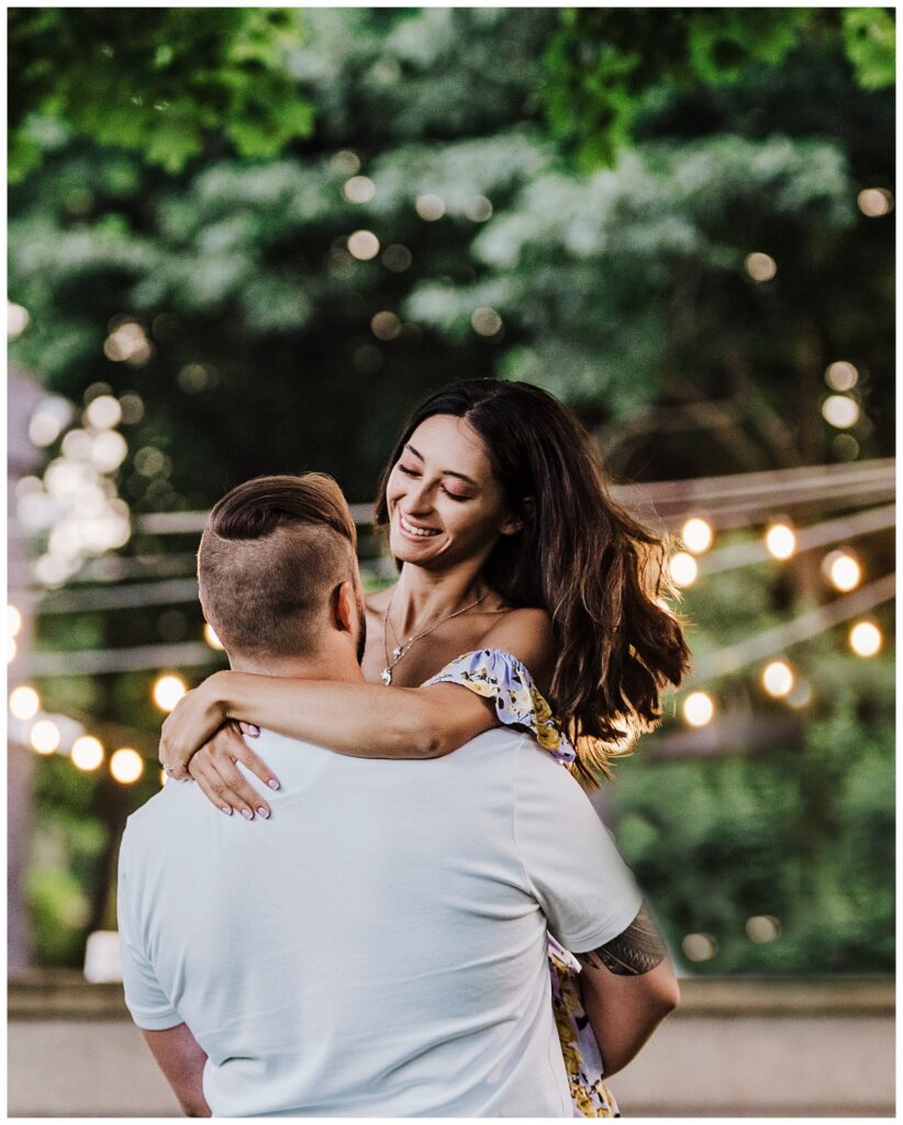 Boulder Denver Romantic Engagement bokeh