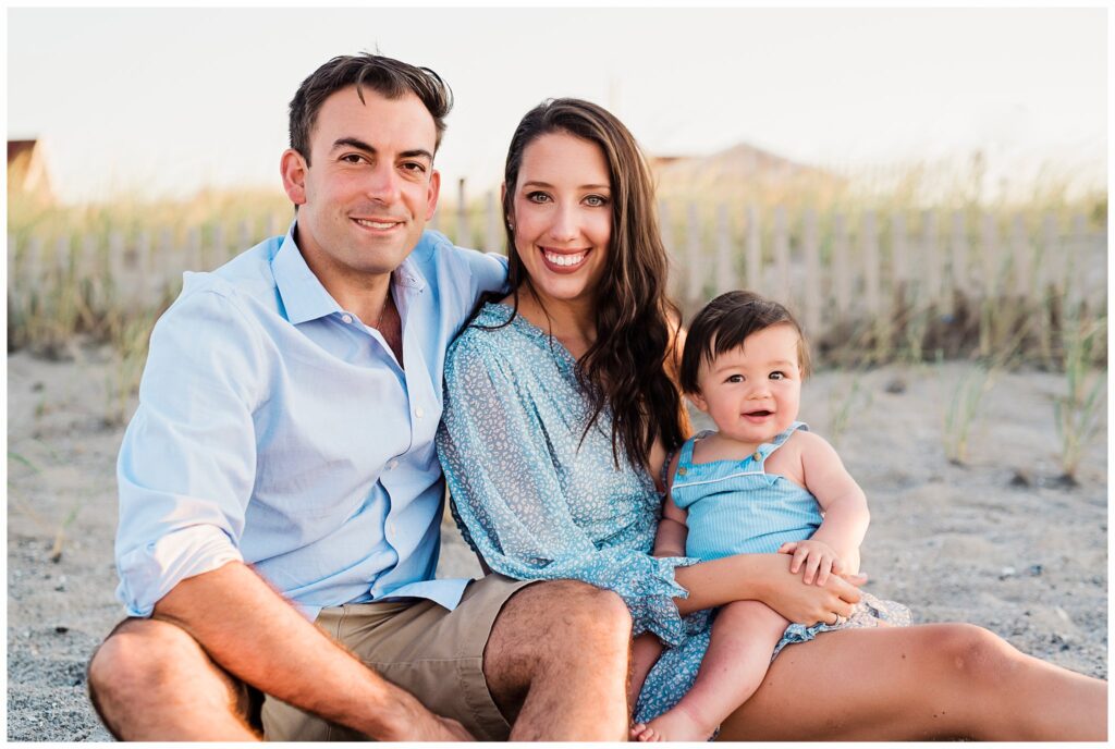 Point Lookout Family Photos in the sand