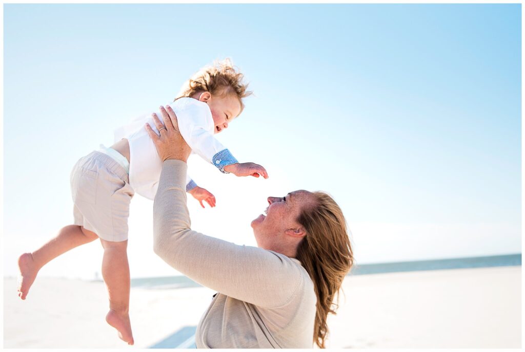 Long Island Beach Family Photos playful