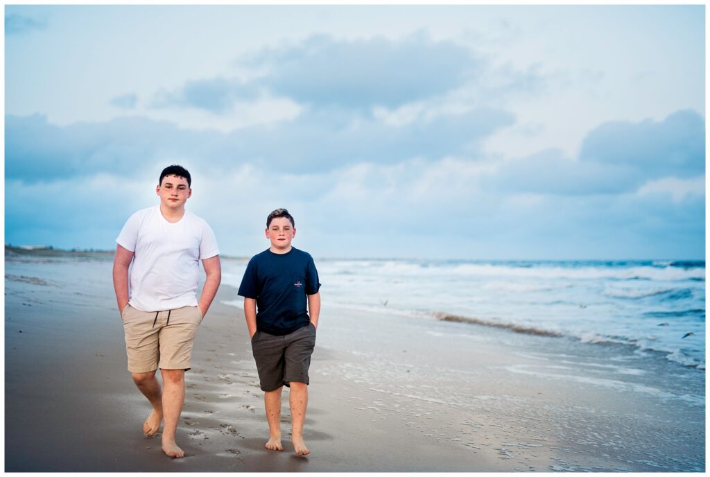 Denver Boulder Bar Mitzvah Portraits walking on beach