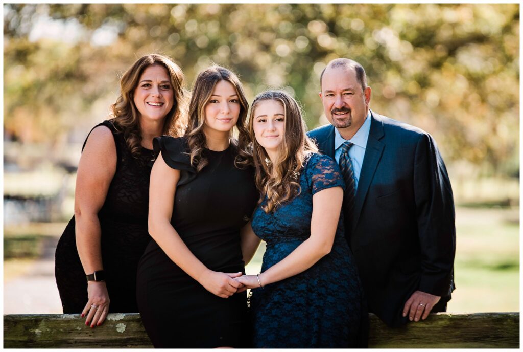 Bat Mitzvah Portraits family of 4