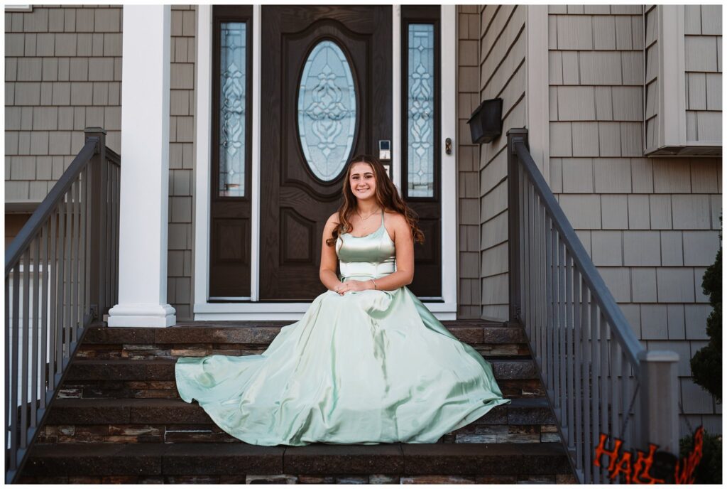 Bat Mitzvah Portraits front steps