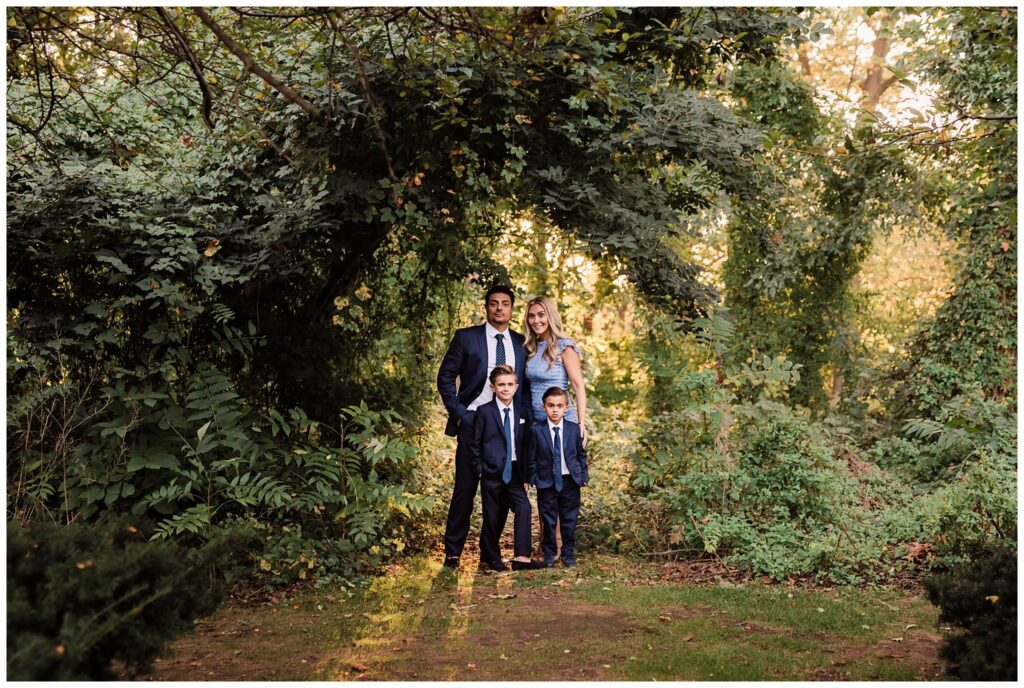 Formal Family Portraits Denver Boulder sun peeks through