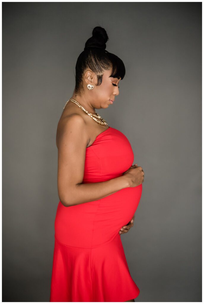 Boulder Denver Studio Maternity Photos baby bump