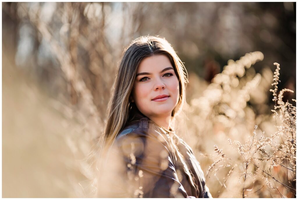 Boulder Denver Senior Portraits shooting through