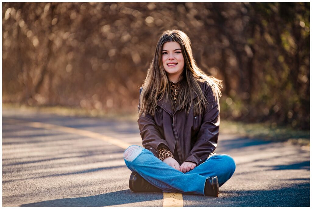 Boulder Denver Senior Portraits criss cross applesauce