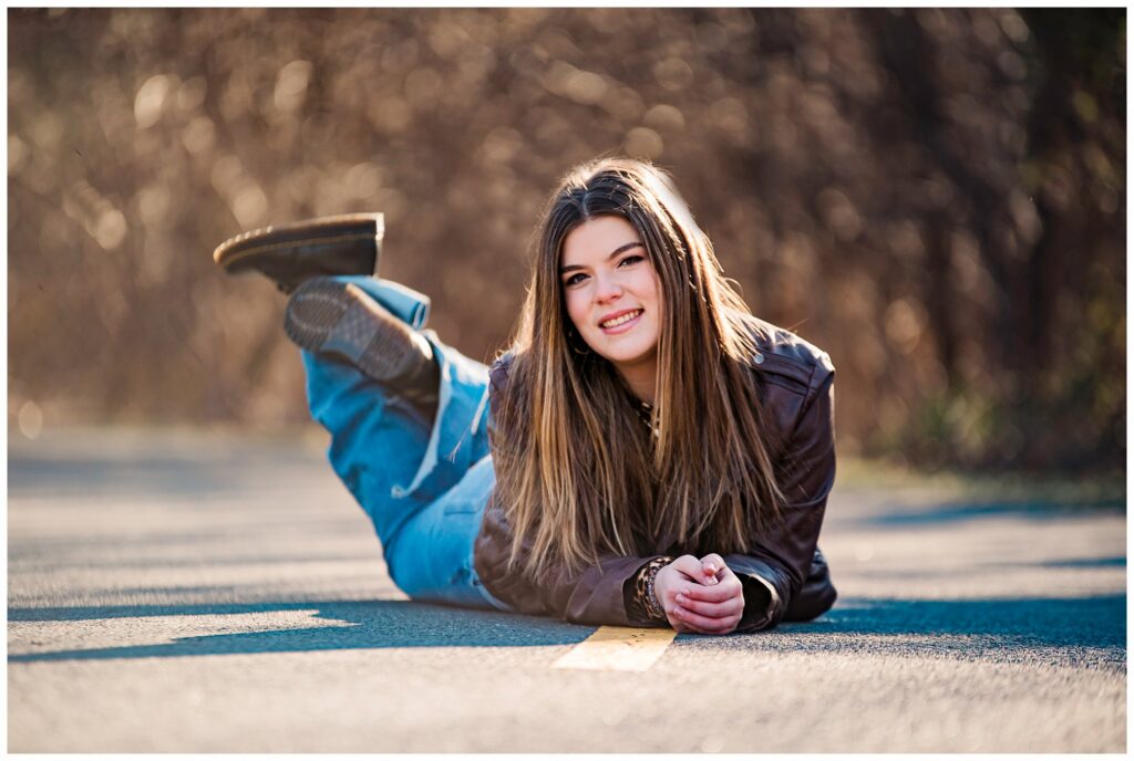 Boulder Denver Senior Portraits cute pose