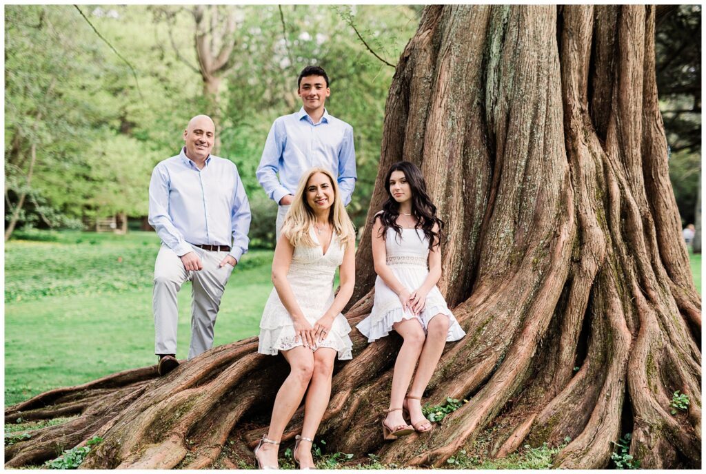 Boulder Denver Family Portraits tree pose